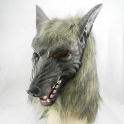 Creepy costume - wolf mask - full face - halloween - party / festivalsMasks