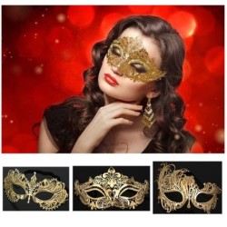 Luxury Venetian eye mask - gold metal - laser cut - party / carnivalsMasks