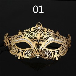 Luxury Venetian eye mask - gold metal - laser cut - party / carnivalsMasks