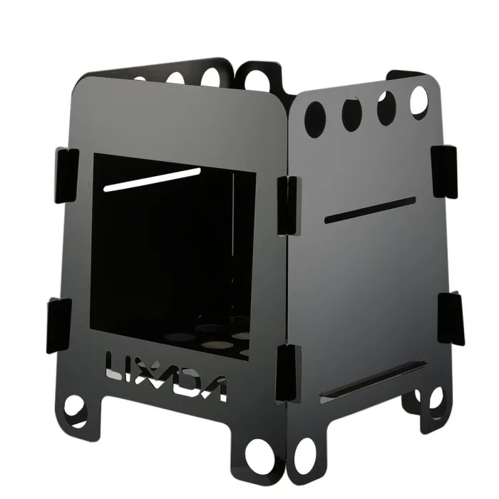 Hout/alcohol kachel - opvouwbaar - outdoor / camping BBQ - RVS - met tasBarbecue - BBQ