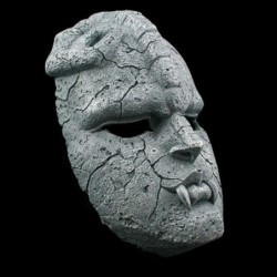 Stenen spook - hars volgelaatsmasker - Halloween - carnavalMaskers