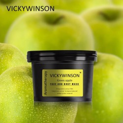 Face / body aromatherapy scrub mask - moisturize - green apple - 50gSkin