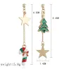 Kerstboom - sterren - oorbellenOorbellen