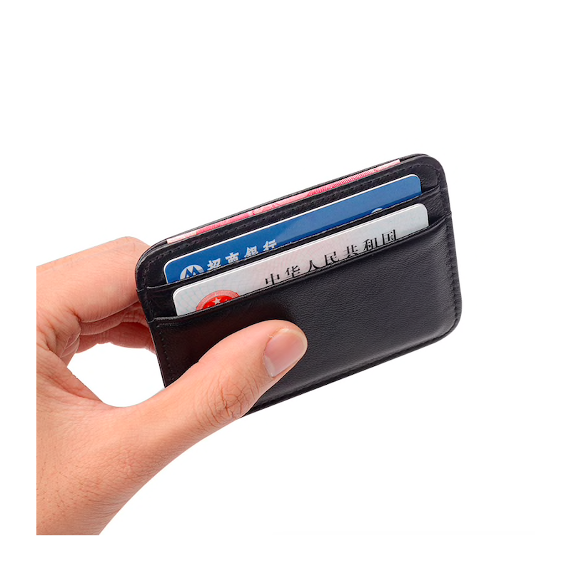 Super slim - mini wallet - purse - card holder - genuine leatherWallets