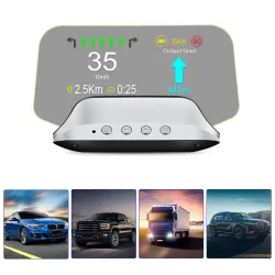 Autonavigatie - boordcomputer - OBD2 - GPS - snelheidsmeter - head-up displayDiagnose