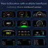 Autonavigatie - boordcomputer - OBD2 - GPS - snelheidsmeter - head-up displayDiagnose