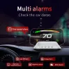 Autonavigatie - boordcomputer - OBD2 - GPS - snelheidsmeter - head-up displayDiagnose