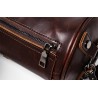 Trendy shoulder leather bag - cylindrical shapeBags