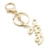 Gold keychain - crystal LOVE letteringKeyrings