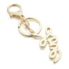 Gouden sleutelhanger - Crystal LOVE-lettersSleutelhangers