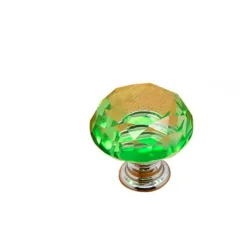 Elegante meubelknoppen - glas ruitvormMeubels