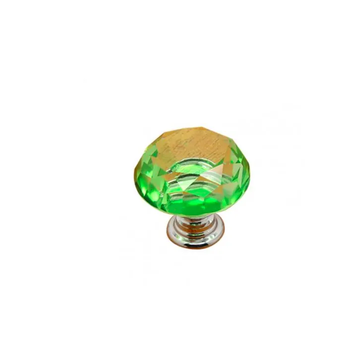 Elegante meubelknoppen - glas ruitvormMeubels