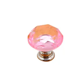 Elegante meubelknoppen - glas ruitvormMeubels