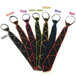 Creative LED tie - flexible illuminated wire - party - HalloweenMasks