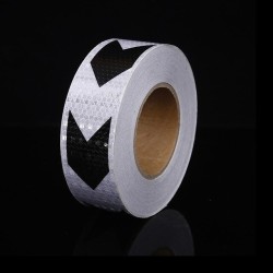 Reflective tape - safety / warning sticker - for car / motorcycle / bike - arrow - 5cm * 45mStickers