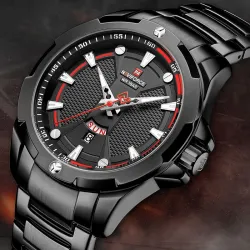 NAVIFORCE - luxe sporthorloge - Quartz - kalender - waterdichtHorloges
