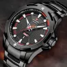 NAVIFORCE - luxe sporthorloge - Quartz - kalender - waterdichtHorloges