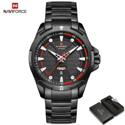 NAVIFORCE - luxe sporthorloge - Quartz - kalender - waterdichtHorloges