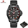 NAVIFORCE - luxe sporthorloge - Quartz - kalender - waterdichtHorloges