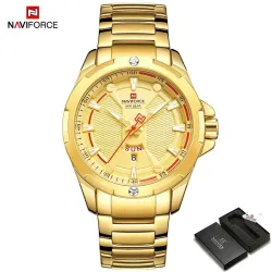 NAVIFORCE - luxe sporthorloge - Quartz - kalender - waterdichtHorloges