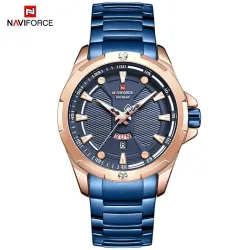NAVIFORCE - luxe sporthorloge - Quartz - kalender - waterdichtHorloges
