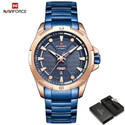 NAVIFORCE - luxe sporthorloge - Quartz - kalender - waterdichtHorloges