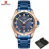 NAVIFORCE - luxe sporthorloge - Quartz - kalender - waterdichtHorloges