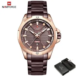 NAVIFORCE - luxe sporthorloge - Quartz - kalender - waterdichtHorloges