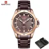NAVIFORCE - luxe sporthorloge - Quartz - kalender - waterdichtHorloges