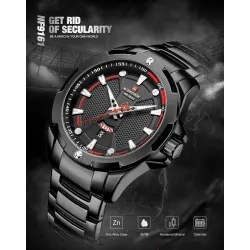 NAVIFORCE - luxe sporthorloge - Quartz - kalender - waterdichtHorloges