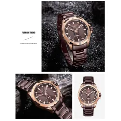 NAVIFORCE - luxe sporthorloge - Quartz - kalender - waterdichtHorloges