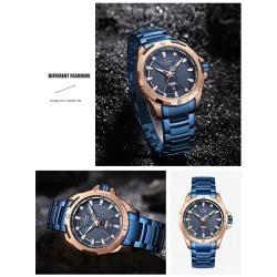 NAVIFORCE - luxe sporthorloge - Quartz - kalender - waterdichtHorloges