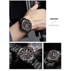 NAVIFORCE - luxe sporthorloge - Quartz - kalender - waterdichtHorloges