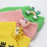 Katoenen babysokjes - antislip - bedrukte letters - cartoondecoratieKleding