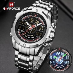 NAVIFORCE - luxe quartz horloge - analoog - digitaal - waterdichtHorloges