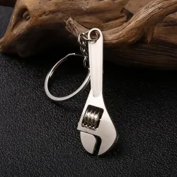 Metalen mini verstelbare moersleutel - sleutelhangerSleutelhangers