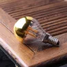 LED lamp - G45 gold mirror bubble - dimbaar - warm wit - 4W - E12 - E14 - 10 stuksE14