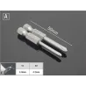 Schroevendraaierset - S2 staal - 1/4 zeskant - magnetische handgreep - bits - U-type - Y-type - ster - driehoekBits & boren