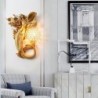 Luxe kristallen wandlamp - gouden zeemeermin met bolWandlampen