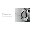 SINOBI - klassiek sport quartz horloge - lichtgevende wijzerplaat - roestvrij staalHorloges