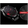 SINOBI - modieus quartz horloge - siliconen band - metaaldraadHorloges