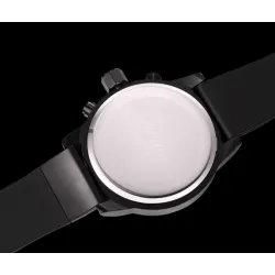 SINOBI - modieus quartz horloge - siliconen band - metaaldraadHorloges