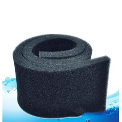 Zwart biochemisch katoenen filter - spons - voor aquarium - 50 * 12 * 2cm