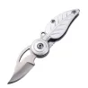 Mini opvouwbaar zakmes - roestvrij staal - bladvormMultitool & Zakmes