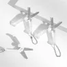 Mini kleurrijke schaar - intrekbaar - opvouwbaarMultitool & Zakmes