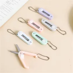 Mini kleurrijke schaar - intrekbaar - opvouwbaarMultitool & Zakmes