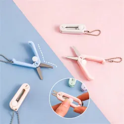 Mini kleurrijke schaar - intrekbaar - opvouwbaarMultitool & Zakmes