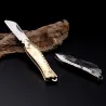 Mini foldable pocket knife - carved patterns - stainless steelKnives & Multitools