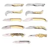 Mini opvouwbaar zakmes - gesneden patronen - roestvrij staalMultitool & Zakmes