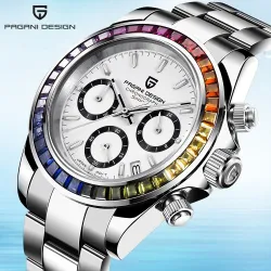 PAGANI - modieus sport quartz horloge - waterdicht - roestvrij staalHorloges